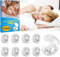 8PCS Anti Schnarch Nasenclip Schnarchstopper Anti Schnarch Nasenspreizer Schnarchen Stopper Wiederverwendbares Silikon-Magnet-Nasenklammer Schnarchen Gegen Schnarchen
