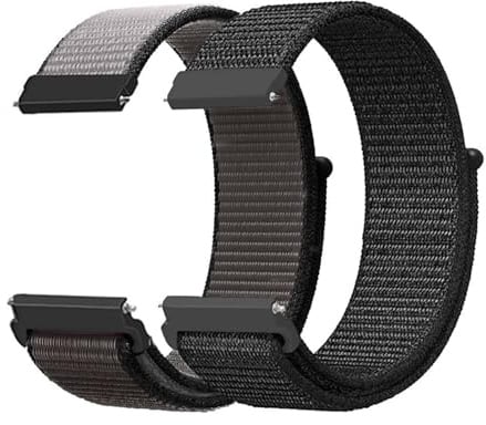 Aoekne Correas de Repuesto para Relojes Inteligentes para niños, Nailon Correa de 20 mm para niños, Cierre Rápido, Ajustable, Transpirable