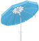 ARTSEWPLY Sombrilla De Playa De Pies Con Patrón De Pétalos Protección Uv y Ventilación De Para Días Soleados La Playa Color Azul Lago
