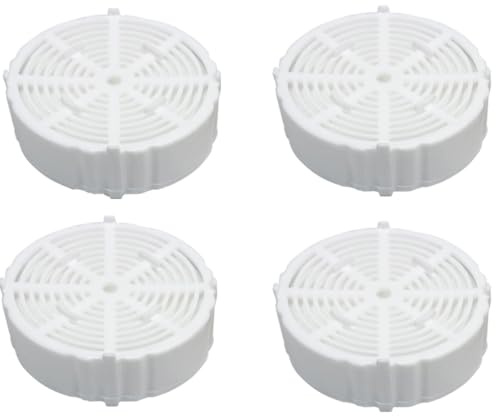 ALTHY Filtro di ricambio per soffione doccia ALTHY SFH70, cartuccia filtro al solfito di calcio, riduce il cloro residuo e i metalli pesanti (4 confezioni)