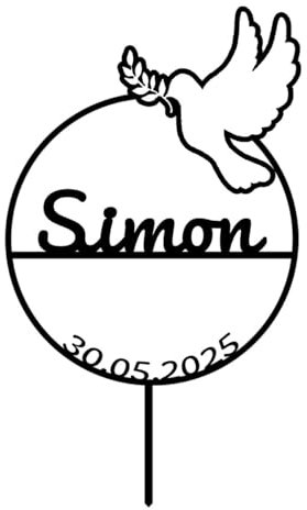 Personalisierte Caketopper mit Taufe, Konfirmation, Name und Datum – Einzigartige Caketopper mit Bedeutung