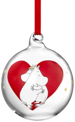 MOOMIN | Weihnachten | Glaskugel | Herz | ⌀ 7 cm