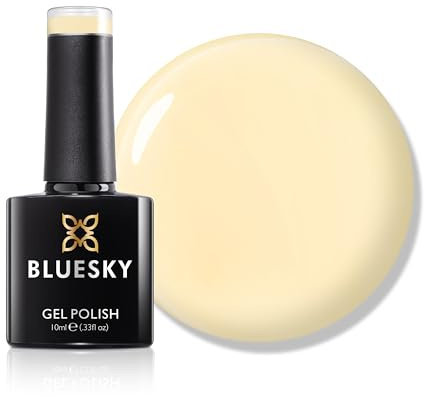 BLUESKY Gel-Nagellack 10ml – Hochglanz UV & LED Gel-Nagellack für 3 Wochen Halt – Professioneller Nagellack für Natur- & Kunstnägel – Splitterfest & Hochpigmentiert (SS2603 Melted Butter)