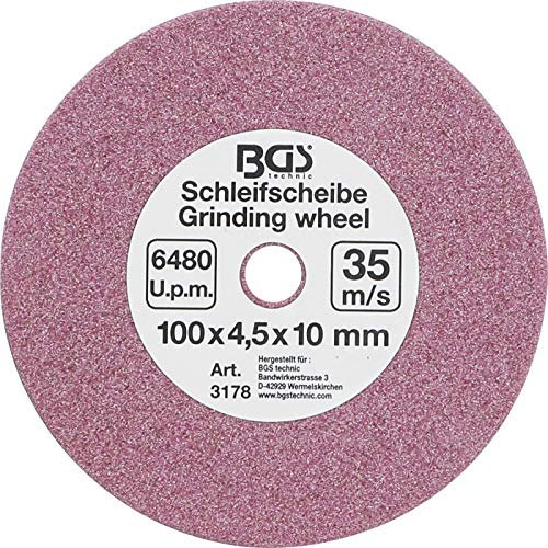 BGS - Mola per affilatura catena motosega, 100 x 4,5 x 10 mm