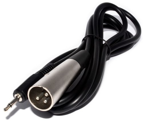 PRO Signal XLR Fiche Vers 3,5 mm Jack Mono Fiche Nickelé 2 m [2 mètre]