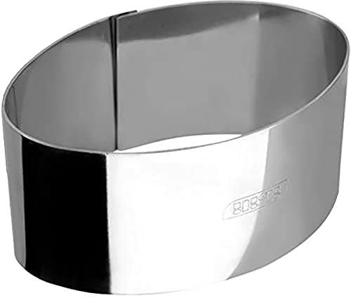 Ibili 727808 Emporte-Pièce Ovale INOX Argent 8 x 5 x 4 cm
