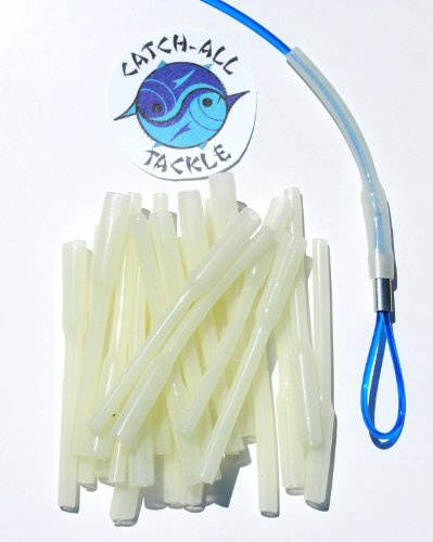 Catch All Tackle Glow Crimp Protectors Deep Drop Rigs 250 Pieces 3 Long