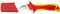 WIHA 38798 - Cuchillo pelacables SB 246-80 Cable Stripping Knife VDE Ref. 24680SB