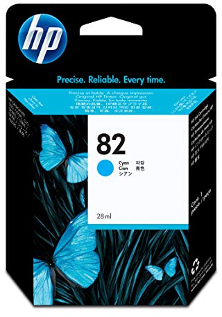 Original HP Ink Cartridge C4911A No.82 Cyan Black