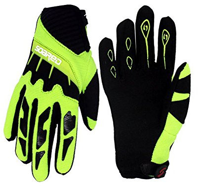 Gtopart Atmungsaktiv 50g Kinder Fahrradhandschuh, Skateboard Handschuhe, Rollschuhhandschuhe (green, M)