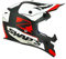 SWAPS Casque Cross Adulte Blur S818 - Noir/Blanc/Rouge Mat