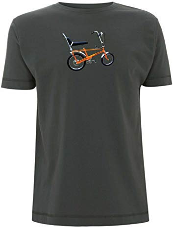 Time 4 Tee Raleigh Chopper Inspired MK1 T Shirt Cycling 1970s Vintage Bike BMX Classic Ride Retro Bicycle collectable 70's Gift (XX Large, Grey)