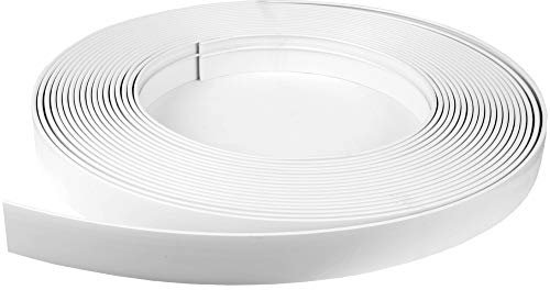 Bestlivings Cache pour rail de rideau - 200 cm - Couleur : blanc - En plastique - Pour rail de rideau avec rail intérieur - À glisser sur rails intérieurs