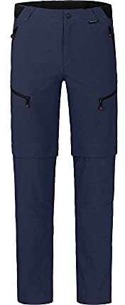 Bergson LEBIKO Zipp-Off | Herren Wanderhose, robust, elastisch, Peacoat Blue [368], 106 - Herren