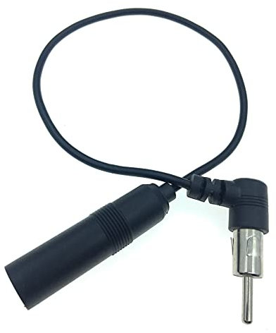 RedYutou car Radio Antenna Universal DIN Male to Female car Audio Modified DVD Navigation CD Player Radio Antenna Extension Cable Conversion Cable 14 inch/35cm