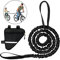 Abschleppseil Fahrrad Kinder Tow Rope mit Fahrrad Rahmentasche Elastisch Fahrrad Abschleppgurt Fahrrad Bungee Abschleppseil, Eltern Kind Zugseil Abschleppseil Schwarz Bike Traktionsseil