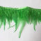Sowder Flecos naturales de plumas de gallo de 10 a 15 cm de ancho para decoración de vestidos (verde lima)
