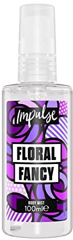 Impulse Floral Fancy made with 100% PCR plastic Body Mist deodorant spray for a unique and fresh fragrance 6x100ml