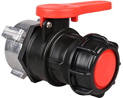 KONDAJI IBC Tank Adapter Kugelhahn Ersatzhahn Absperrhahn Auslaufhahn DN50 (75mm)