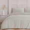 Bronwen Mathews Super King Size Duvet Set Linen - Soft Microfibre Quilt Cover with 2 Pillowcases, Easy Care Wrinkle Free SuperKing Bedding Set of 3 Pcs (Linen, Super King)