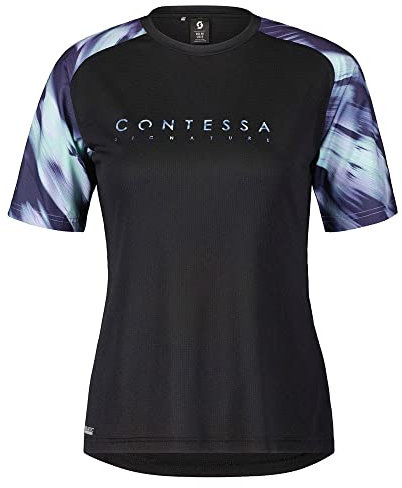 Scott Trail Contessa Signature Damen Fahrrad Trikot kurz schwarz 2023: Größe: L (40/42)