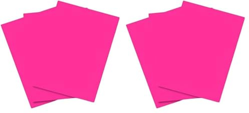 House of Card & Paper Tonpapier, A4, 80 g/m², farbig Bright Pink (Pack of 50 Sheets) (Packung mit 2)