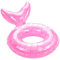 MoKo Aufblasbarer Schwimmring, Kinder Meerjungfrau Schwimmreifen Wasserspielring, Niedliche 58 cm Luftmatratze Pool Spielzeug Wasserspielzeug für Sandstrand Schwimmbad Draußen Kinder, Rosa