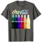 Coca Cola Rainbow Multi Bouteilles T-Shirt