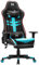 Precision Synergie Gaming Chair with Footrest, 90-165°Backrest Adjustable Office Chair for Home, Adult Gaming Chair, Ergonomic Computer Chair, Upgraded 4D Armrests, Black & Blue