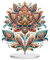 DISDADA DIY 5D Diamond Painting Blumen Aufsteller, Diamant Malerei Tischdeko Kunst Set, für AnfäNger Hausgeschenk Familie Deko Geschenk (Blumen)