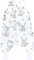 TupTam Baby Sommer Schlafsack mit Beinen 0.5 TOG OEKO-TEX zertifizierte Materialien unwattiert Unisex, Farbe: Safari auf der Schaukel, Größe: 92-104