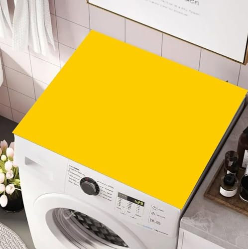 BALAMLB Housse Machine à Laver Top, AntidéRapant Housse De RéFrigéRateur,Couvercle de sèche-Linge, AntipoussièRe, SèChe Rapide,Facile Nettoyer, pour Dessus Laveuse SéCheuse G,40x60cm