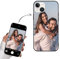 Yoedge Personalised Phone Case for iPhone 14 Plus 6.7, Personalised Image Photo Custom Design Flexible Soft TPU Silicone Rubber Shockproof Bumper Cover for Girls Women for iPhone 14 Plus, Black