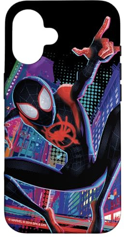 Marvel Spider-Man in das Spider-Verse Miles Morales City Hülle für iPhone 16