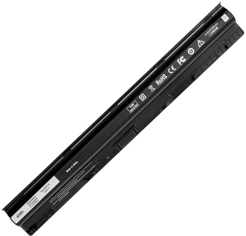 40WH M5Y1K Batterie de rechange pour ordinateur portable Dell Inspiron 14 15 17 5000 3000 Series 5559 5558 3451 3558 i3558 3565 3567 5451 5755 5756 5458 14,8 V 5759 5758 GXVJ3 WKRJ2 VN3N0 991XP P63F