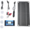 Kit de Panneau Solaire 600W 12V, Panneau Solaire Monocristallin de 600 Watt, Contrôleur de Chargeur Solaire 100A pour RV, Campeurs et Autres Applications Hors Réseau