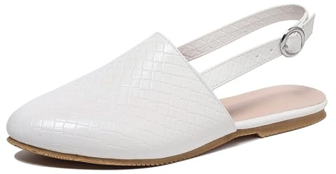 LarDorLin Slingback Flat Women Round Toe Braid Beach Shoes
