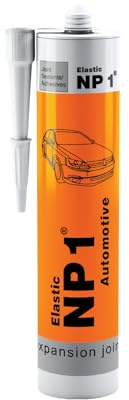 NP1 Automotive Sealant & Adhesive – Vibration Resistant Flexible Elastic Waterproof UV & Weather Resistant High Strength Durable Mould Fungi Resistant Odourless Solvent & Isocyanate Free 290 ml White