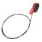 Kit de control del acelerador de cortacésped de empuje, sistema de control de mango de cortacésped con mecanismo de interruptor de cable del acelerador para cortacéspedes manuales de mantenimiento de