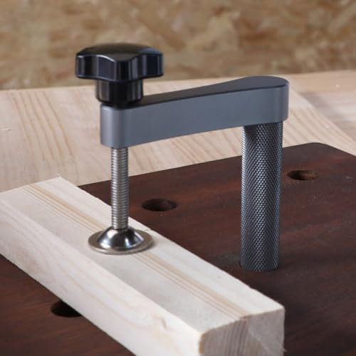 Morsetto da scrivania efficiente per la lavorazione del legno, pressatore rapido per materiali di fissaggio inferiori a 70 mm di spessore (19 mm)