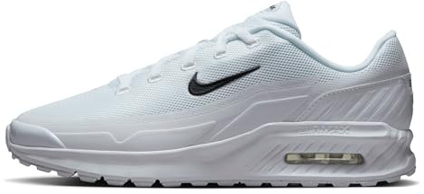 Nike Men's Air Max Bia Shoes, White/Black/Wolf Grey, 8
