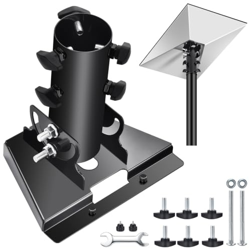 Starlink gen 3 Tubular Adapter, Suitable Suitable for Starlink Third-Generation/V3 Standard 4/4XSatellite Antenna for 28-54mm Tubular Pole Starlink V3 Pole Mount,