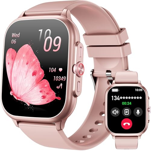 OUKITEL Montre Connectée Homme Femme avec Appel Bluetooth, 1.91 Smartwatch avec 100+ Modes Sportifs, Etanche IP68, Montre Homme Sport avec Podometre/Cardio/Moniteur de Sommeil/SPO₂ pour iOS/Android