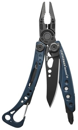Leatherman Skeletool CX, Edelstahl, Nocturnal | 7-in-1 Camping- und Survival-Multi-Tool