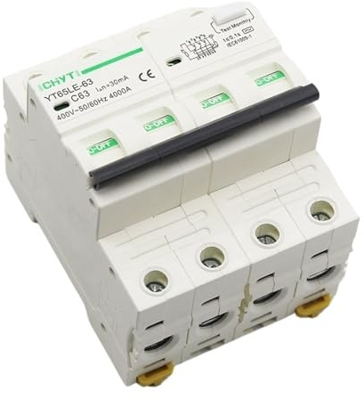 Tipo A Interruttore differenziale elettromagnetico Classe B 4P 63A Interruttore automatico di corrente residua 400 V CA RCBO Protezione dalle perdite dell'interruttore dell'aria