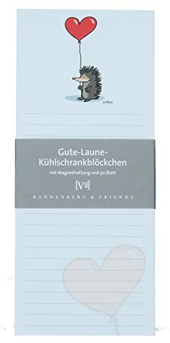 Kühlschrankblöckchen Igel mit Herz