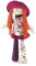 Trudi 19429 - Stoffpuppe mit rotem Haar Ambre Plüsch