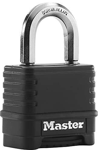 Master Lock Excell Zahlenschloss 50mm, schwarz, M178EURD