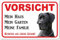 AdriLeo Schild - Vorsicht Deutsche Dogge - Mein Haus - (15x20cm) / Graues Fell Achtung Hund Wachhund deutscher Hund robust langlebig UV-beständig wetterfestes Warnschild