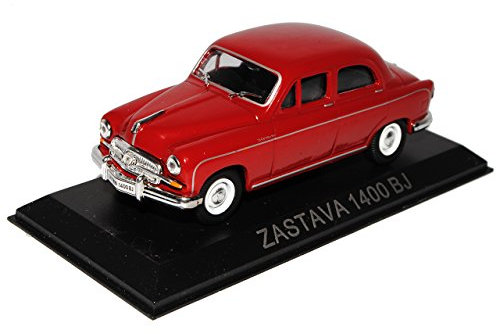 alles-meine.de GmbH Zastava 1400 BJ Limousine Dunkel Rot 1/43 Modellcarsonline Modell Auto
